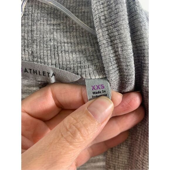 Athleta Gray Waterfall Cardigan Size XXS - Picture 7 of 8